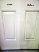 防盜門上面的小廣告可以用納米海綿清洗干凈么？